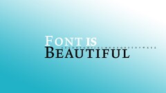 Turquoise simple Simple Background Typography cyan