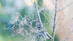 twigs Plants Eiffel Tower