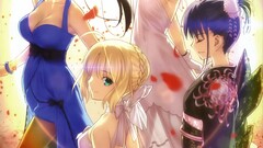 type-moon saber arcueid brunestud Aozaki Aoko ryougi shiki Anime