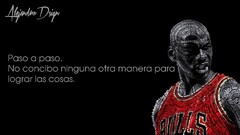 typographic portraits Michael Jordan basketball chicago bulls