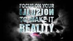 Typography digital art black background