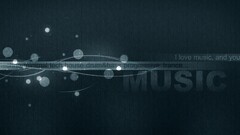 Typography digital art Music texture Simple Background