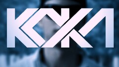 Typography Men numbers shades blurred hat