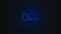 Typography Minimalism blue background