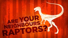 Typography raptor humor