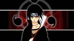 uchiha itachi akatsuki sharingan Anime