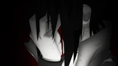 uchiha sasuke anime boys Naruto Shippuuden selective coloring