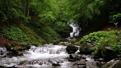Ukraine Carpathians water waterfall nature