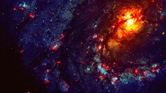 universe galaxy Space space art digital art