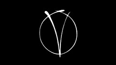 V for Vendetta Minimalism black white logo Movies