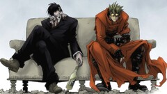 Vash The Stampede Revolver Anime Nicholas D. Wolfwood hellsing