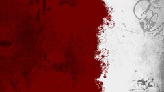 vector red white digital art