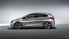 vehicle Car silver cars BMW BMW Tourer side view