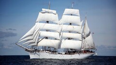 vehicle sailing ship ship