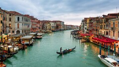 venice Italy cityscape gondolas Grand Canal Venezia Canal Grande