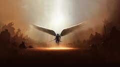 video games angel warrior diablo fantasy art wings