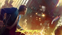 video games cyberpunk 2077 artwork PC gaming video game art flag