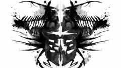 video games dead space Isaac Clarke artwork Rorschach test