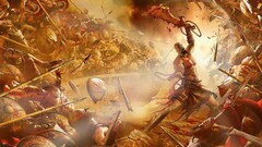 video games god of war video game art kratos warrior