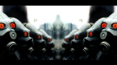 video games half-life 2 red eyes