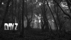 video games PC gaming monochrome video game art dayz Trees