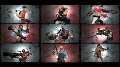 video games team fortress 2 PC gaming collage