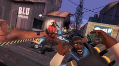 video games team fortress 2 Pyro (character) Heavy (charater)