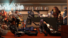 video games video game art collage mass effect