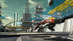 video games Wipeout Wipeout HD racing science fiction