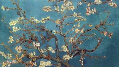 Vincent van Gogh classic art painting Flowers Trees artwork