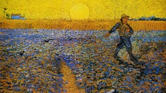Vincent van Gogh painting sun classic art artwork