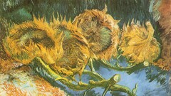 Vincent van Gogh Sunflowers painting classic art Plants Flowers