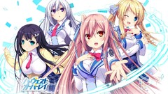 visual novel Anime anime girls tie big boobs