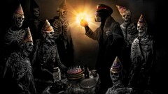 Vitaly S Alexius romantically apocalyptic cake skeleton Candles