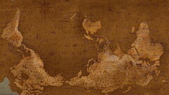 vladstudio artwork world map upside down