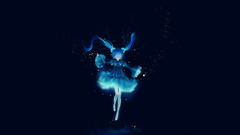 vocaloid hatsune miku anime girls blue background blue