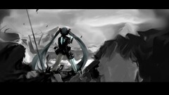 vocaloid hatsune miku twintails anime girls Mivit Anime Miv4t