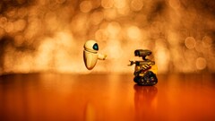 WALL E Pixar Animation Studios Movies bokeh