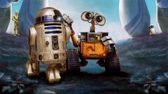 WALL E Pixar Animation Studios star wars robot Movies r2-d2