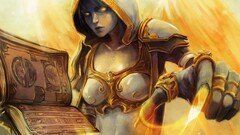 warcraft hoods magic Books fantasy girl video games