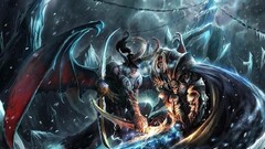 warcraft Illidan Lich King world of warcraft video games
