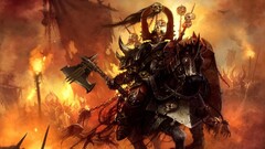 warhammer fantasy art Axes Armored fire
