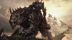 warrior Axes creature fantasy art