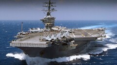 warship aircraft carrier military vehicle ship