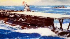 warship aircraft carrier vehicle ship military