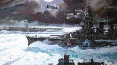 warship artwork military military aircraft ship