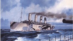 warship artwork military ship