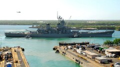 warship military vehicle ship bb 63