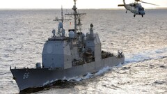 warship military vehicle ship Helicopters