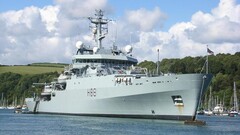 warship ship military vehicle HMS Enterprise Royal Navy